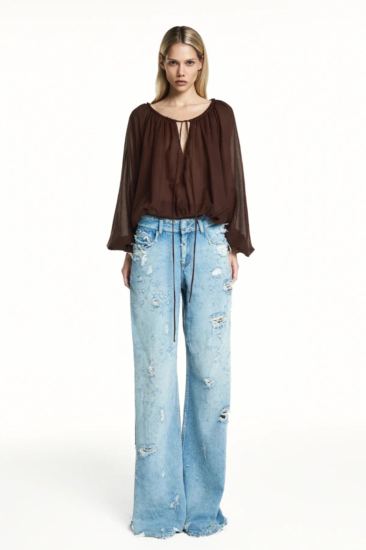 Calça Jeans Destroyed
