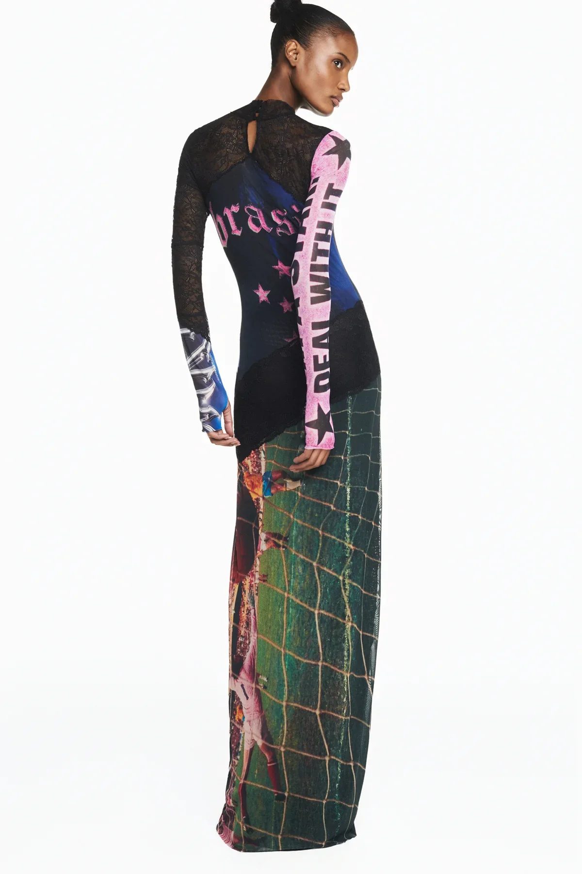 Vestido Brasil Manga Longa
