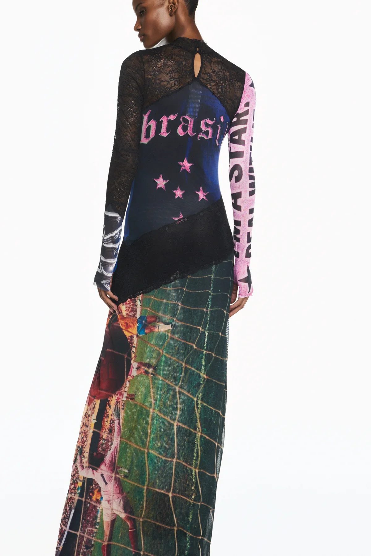 Vestido Brasil Manga Longa