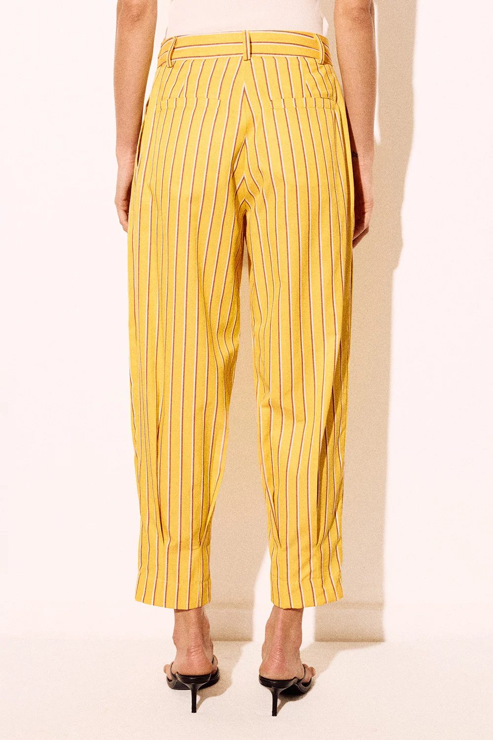 Calça Cenoura Listras